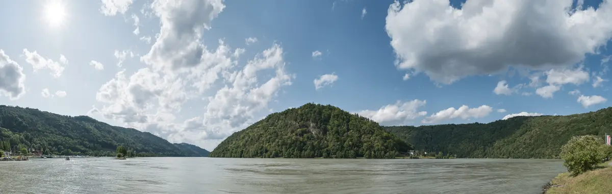 The Schlögen Danube loop in Upper Austria