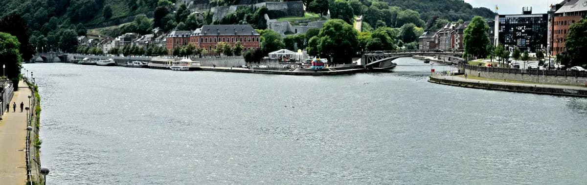 Citadel of Namur over the Meuse