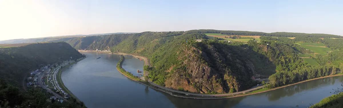 The Loreley and the Rhine gorge