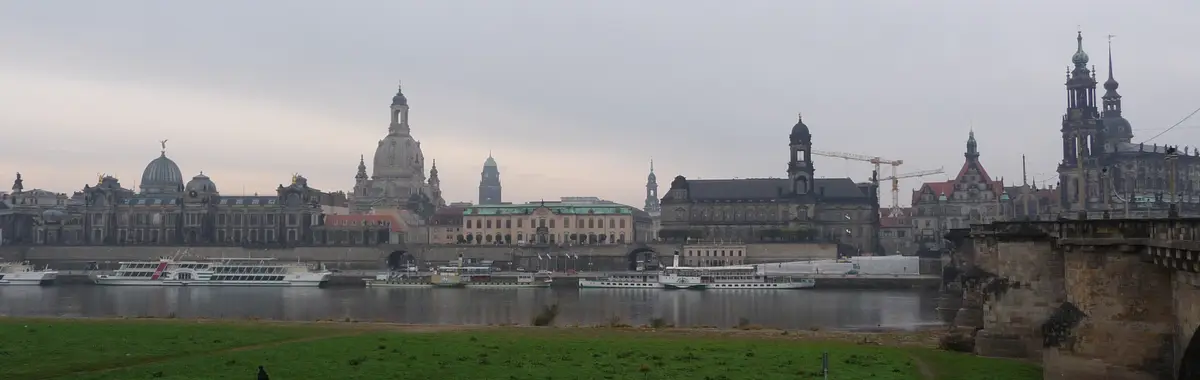 Dresden's Baroque skyline on the Elbe