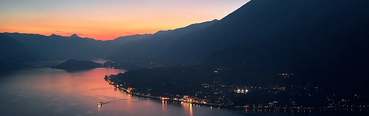 Lake Como at sunset