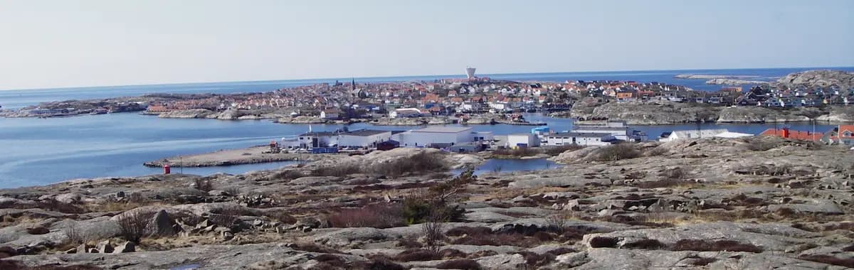 Smögen fishing village on the Bohuslän coast, near the start of EV3