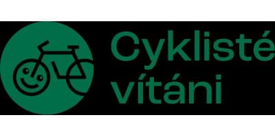 Cyklisté vítáni (Cyclists Welcome) logo