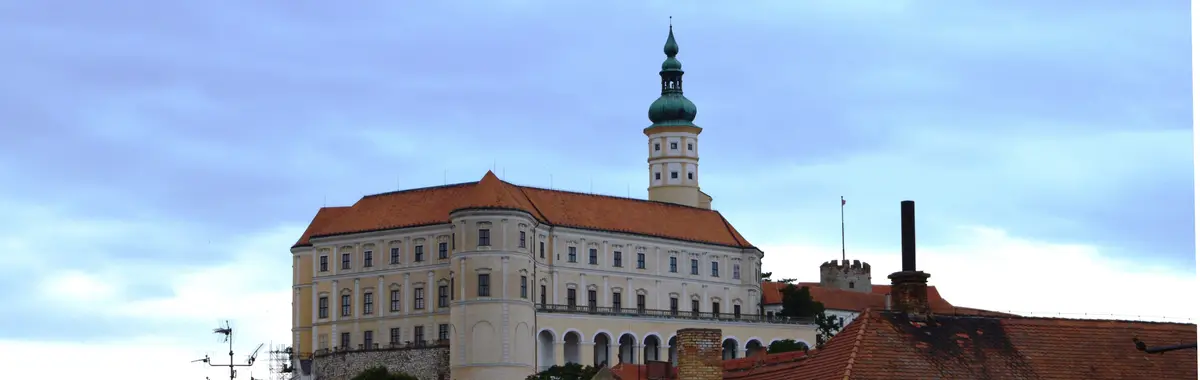 Mikulov below the Pálava hills